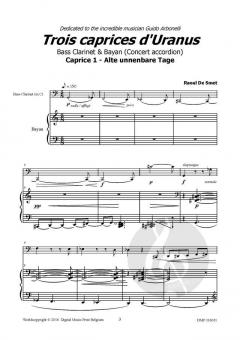 3 Caprices d'Uranus von Raoul De  Smet 