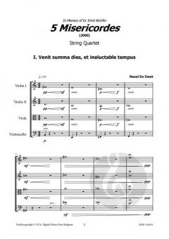 5 Misericordes von Raoul De  Smet 