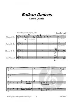 Balkan Dances von Roger Derongé 