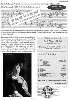 Llobet Guitar Works Vol. 6 - Solo Transcriptions III von Miguel Llobet 