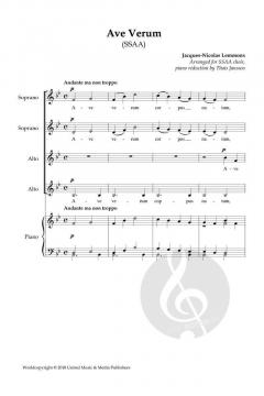 Ave Verum von Nicolas Jacques Lemmens 