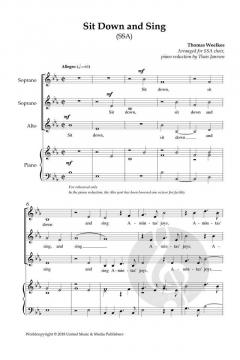 Sit Down and Sing von Thomas Weelkes 