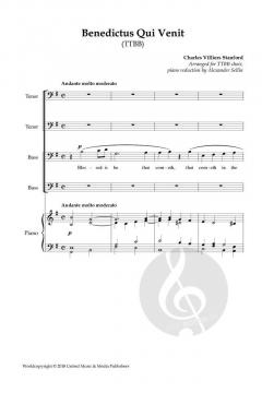 Benedictus Qui Venit von Charles Villiers Stanford 
