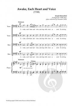 Awake, Each Heart and Voice von Joseph Mosenthal 