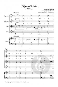 O Jesu Christe von Jacquet de Mantua 