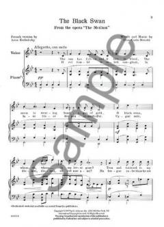 The Black Swan (from The Medium) von Carlo Menotti 