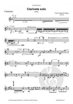Clarinete solo von Cruz López de Rego 