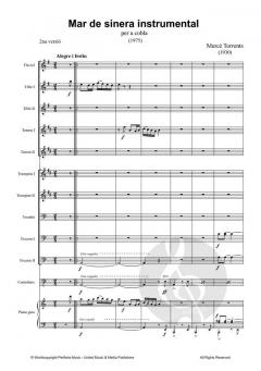 Mar de sinera instrumental per a Cobla von Mercé Torrents 