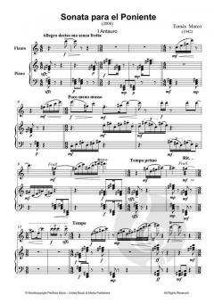 Sonata para el Poniente von Tomás Marco 