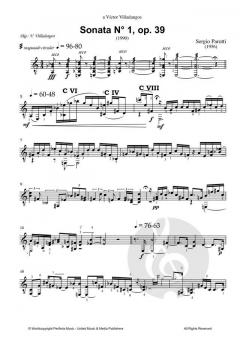 Sonata No. 1 op. 39 von Sergio Parotti 