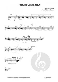 Prelude op.28, No. 4 von Frédéric Chopin 