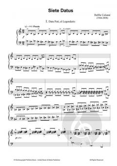 Siete Datus von Delfín Colomé 