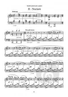 Quatre peces per a piano von Francesc Taverna-Bech 