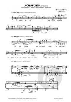 Nou apunts von Joaquim Homs 