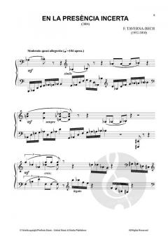 En la presència incerta von Francesc Taverna-Bech 