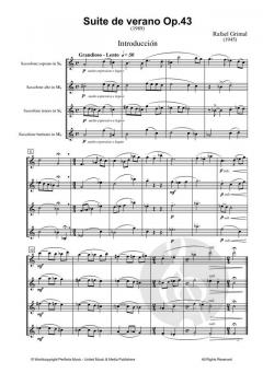 Suite de verano op. 43 von Rafael Grimal 