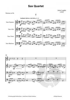 Sax Quartet (SATB) von Jesús Legido 
