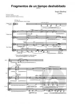 Fragmentos de un tiempo deshabitado von Sergio Blardony 