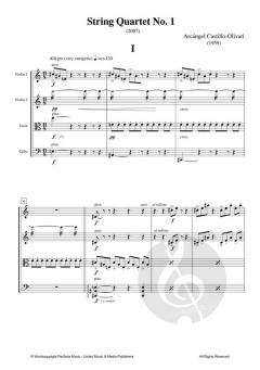 String Quartet No. 1 von Arcángel Castillo-Olivari 