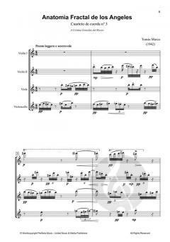 Anatomía fractal de los Ángeles, String Quartet No. 3 von Tomás Marco 