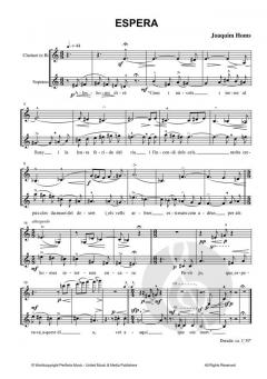 Les Hores: Dos poemes de S. Espriu von Joaquim Homs 