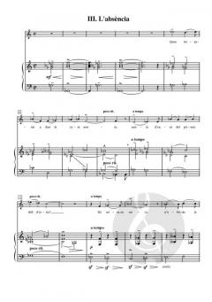 Cinc sonets de J. Camer von Joaquim Homs 