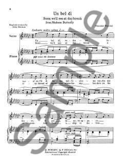Un Bel Di Vedremo It/En From Madama Butterfly High In G Flat von Giacomo Puccini 