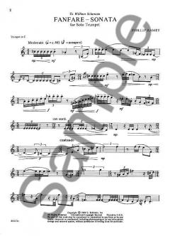 Fanfare Sonata for Trumpet in C von Philip Ramey im Alle Noten Shop kaufen