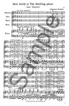 How Lovely Is Thy Dwelling Place (Johannes Brahms) 
