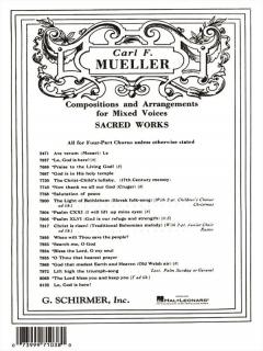 Create In Me A Clean Heart O God Organ (Carl F. Mueller) 