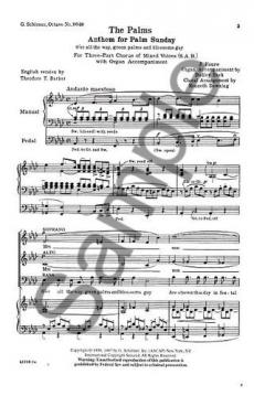 The Palms (Gabriel Fauré) 