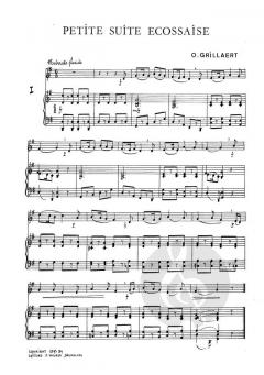Petite Suite Ecossaise von Octave Grillaert 