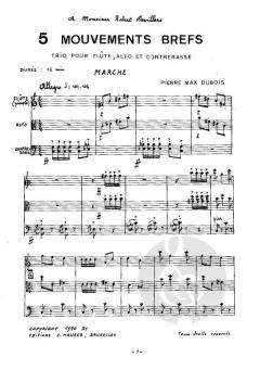 5 Mouvements Brefs von Pierre Max Dubois 