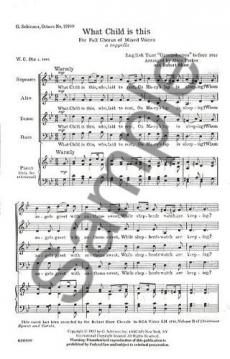 What Child Is This Greensleeves 