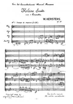 Kleine Suite von Willem Kersters 