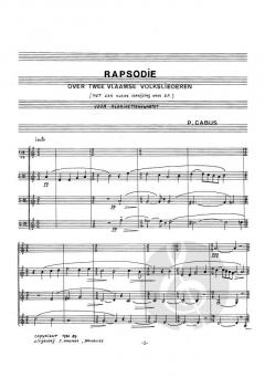 Rapsodie von Peter Cabus 