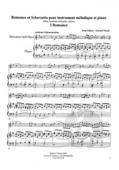 Romance et Scherzetto von Paul Gilson 