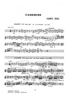 Cadences von Francis Orval 
