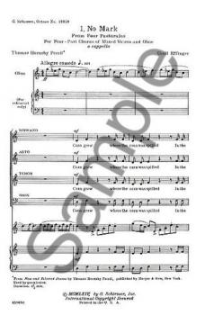 No Mark Four Pastorales With Oboe (Cecil Effinger) 