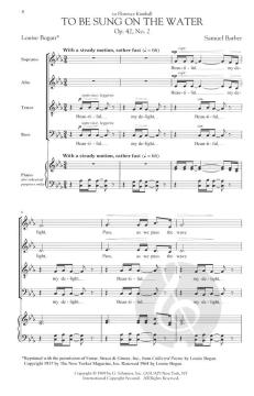 To Be Sung On The Water Op.42 No.2 (Samuel Barber) 