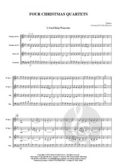 4 Weihnachts-Quartette von John Beyrent 