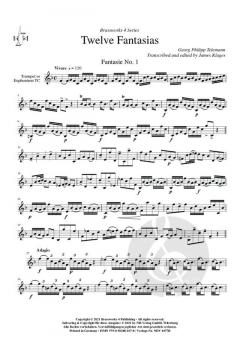 12 Fantasien von Georg Philipp Telemann 