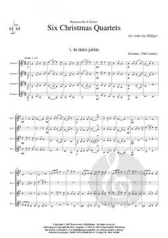 6 Weihnachts-Quartette 