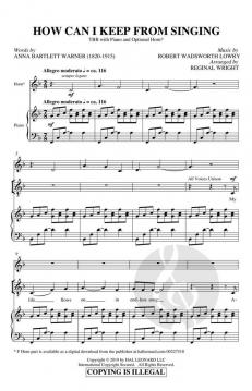 How Can I Keep from Singing von Robert Lowry 