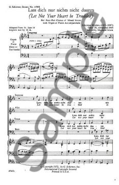 Lass dich nur nichts nicht dauren (Johannes Brahms) 