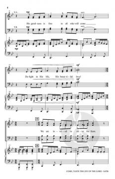 Come, Taste the Joy of the Lord von David Bailes 