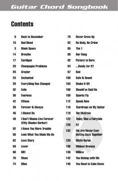 Taylor Swift - Guitar Chord Songbook 