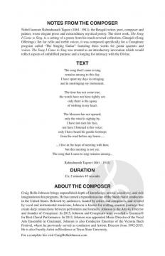 The Song I Came to Sing von Craig Hella Johnson 