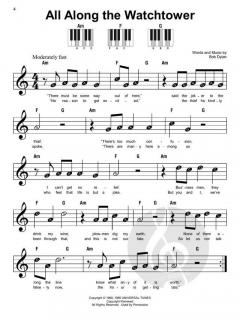 Bob Dylan - Super Easy Songbook von B. Dylan 