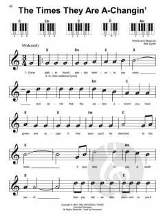 Bob Dylan - Super Easy Songbook von B. Dylan 